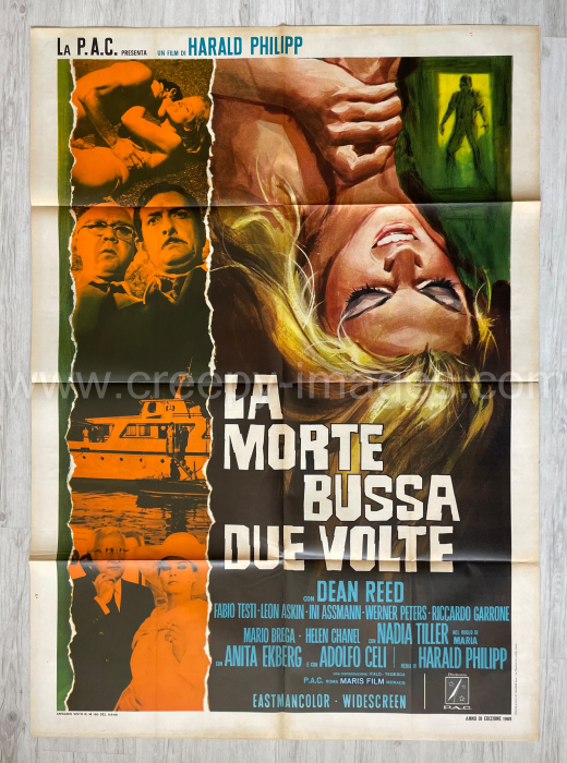Blonde Köder für den Mörder / La morte bussa due volte - Italienisches Due-Fogli (2F)